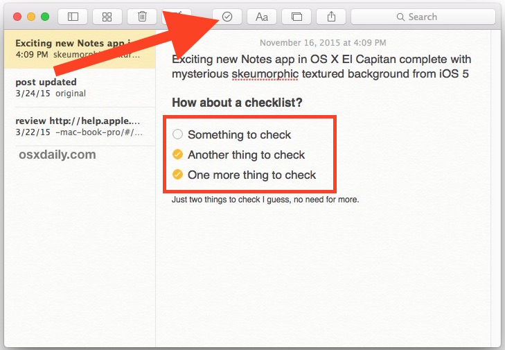 notepad widget for mac